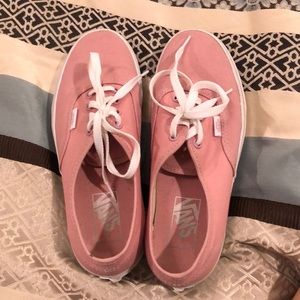 Baby Pink Vans Women 7.5 Men 6
